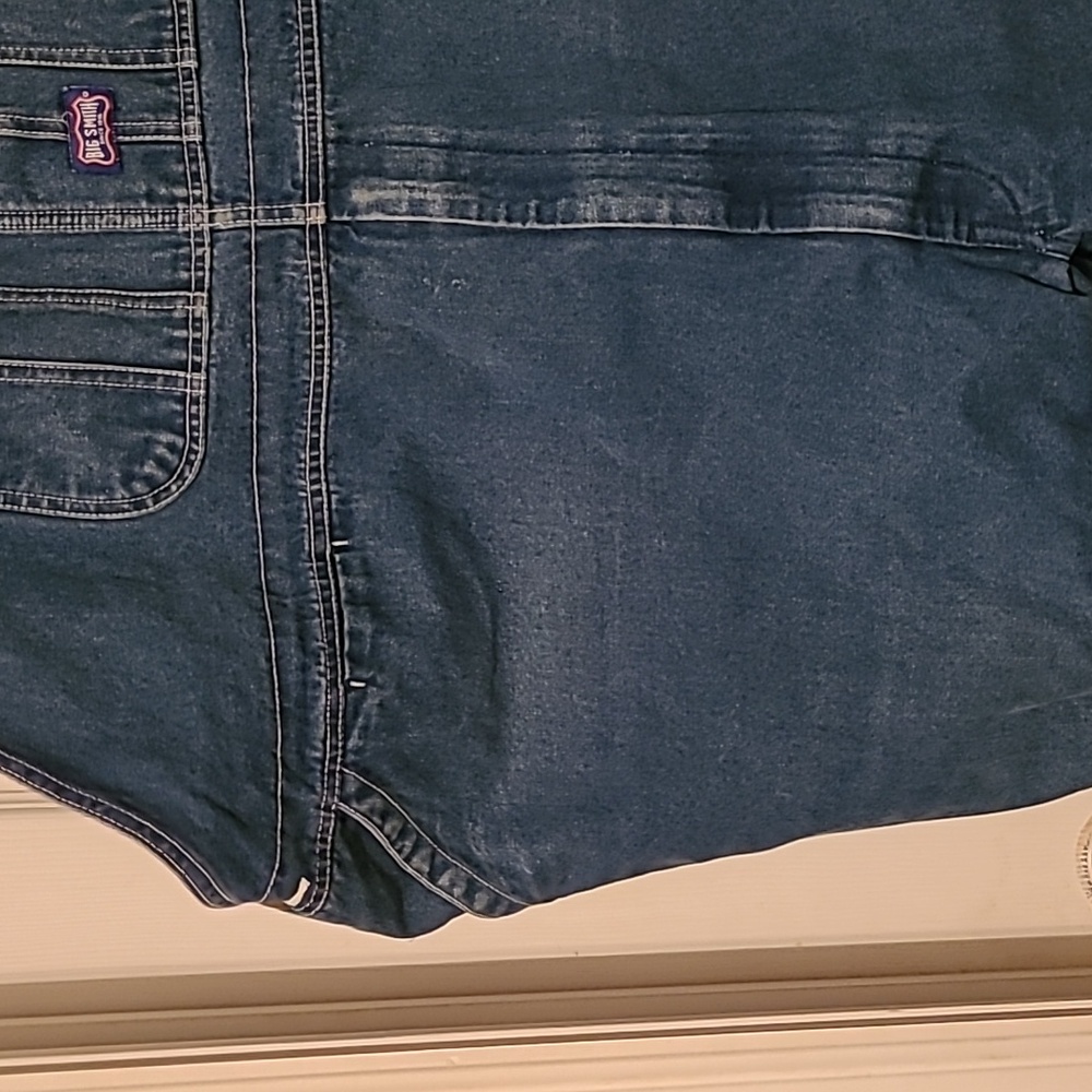 Big Smith Blue Denim Overalls 56x32 - Picture 4 of 12